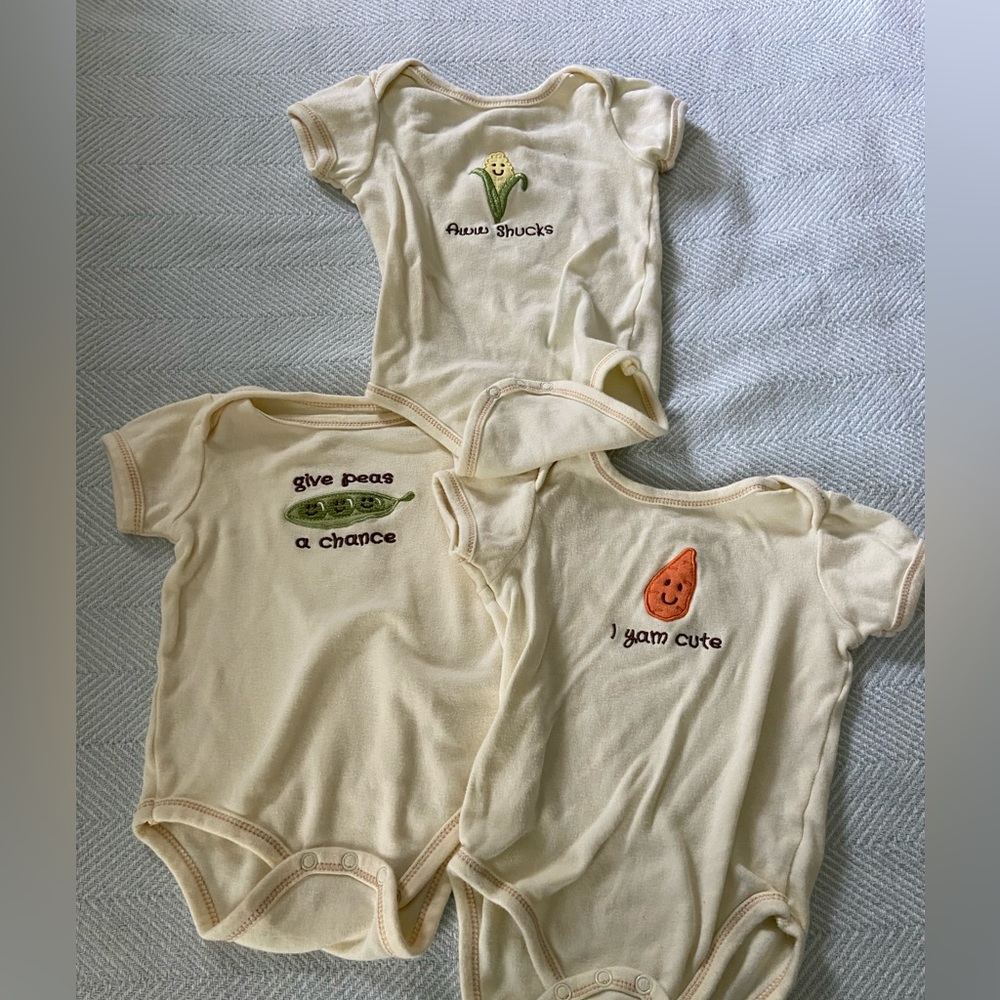 Vegetable Onesie Bundle (3)